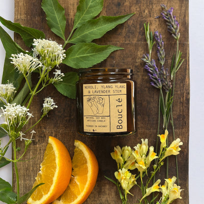 Neroli, Ylang Ylang & Lavender Stem Soy Wax Candle