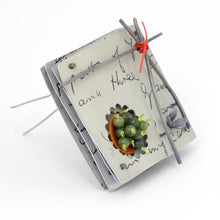 Load image into Gallery viewer, Brooch - Nothing Beats the Written Word made by Lindsey Man commissioned by Carla Edwards