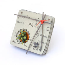 Load image into Gallery viewer, Brooch - Nothing Beats the Written Word made by Lindsey Man commissioned by Carla Edwards
