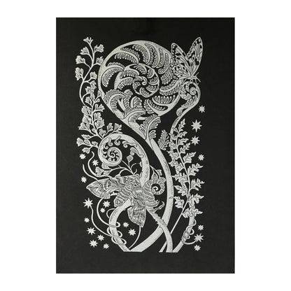 A Firework of Ferns in Silver