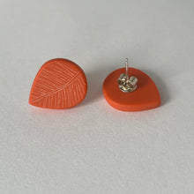 Load image into Gallery viewer, Petal Studs in Coral