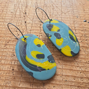 Hoop Earrings - Doodle made by Carla Edwards commissioned by Niamh Wright