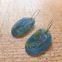 Load image into Gallery viewer, Hoop Earrings - Doodle made by Carla Edwards commissioned by Niamh Wright