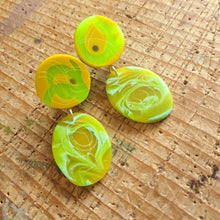 Load image into Gallery viewer, Drop Studs - Doodle made by Carla Edwards commissioned by Niamh Wright