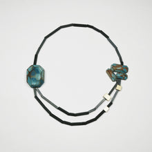 Load image into Gallery viewer, Turquoise Tubes Necklace