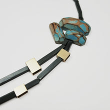 Load image into Gallery viewer, Turquoise Tubes Necklace