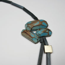 Load image into Gallery viewer, Turquoise Tubes Necklace