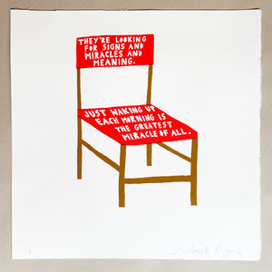 Chair of Meaning Print