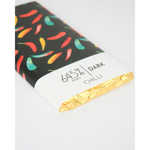 Chilli Dark Chocolate Bar - 64.5% Peruvian