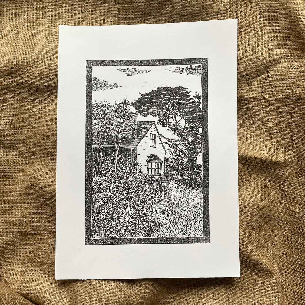 Cornish Cottage Print