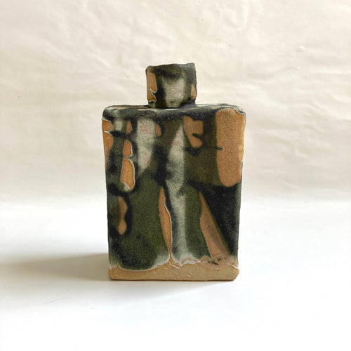 Small Rectangular Bottle Green