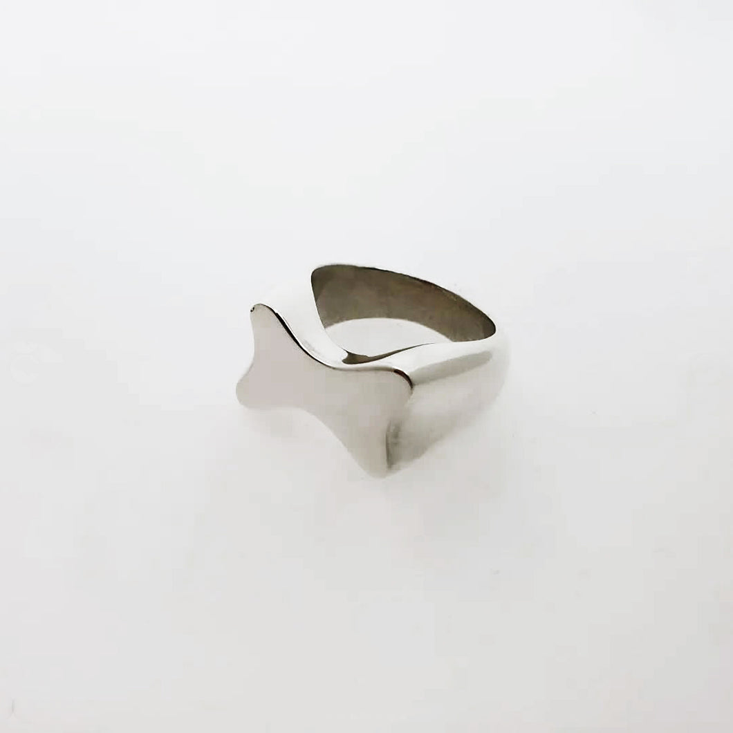 Bone Ring with Satin Finish