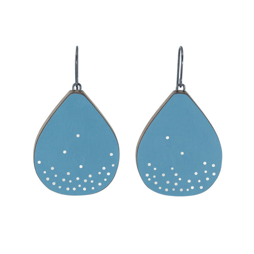 Bulb Earrings in Teal
