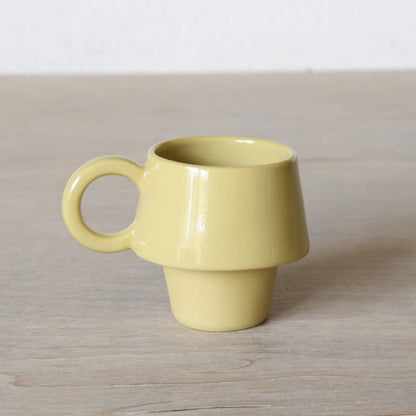 Espresso Cup in Citron Yellow