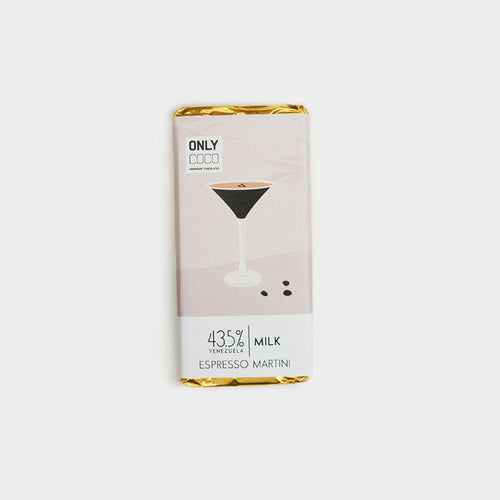 Espresso Martini Milk Chocolate Bar - 43.5% Venezuelan