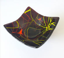 Load image into Gallery viewer, Fragmented Glow - Deep Purple / Rust Dish
