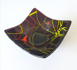 Fragmented Glow - Deep Purple / Rust Dish
