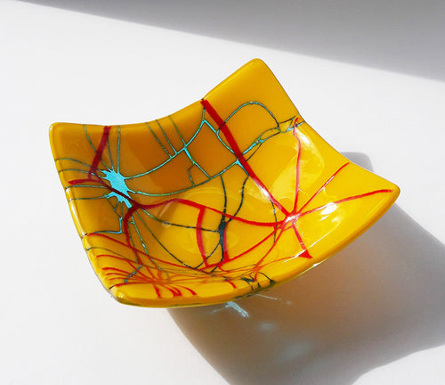 Fragmented Glow - Marigold / Topaz Dish