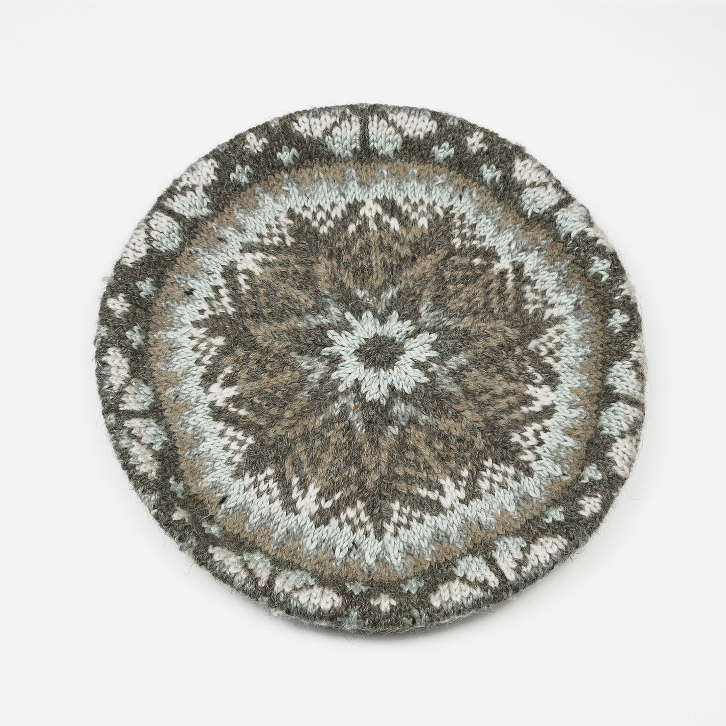 Handknit Wool Beret
