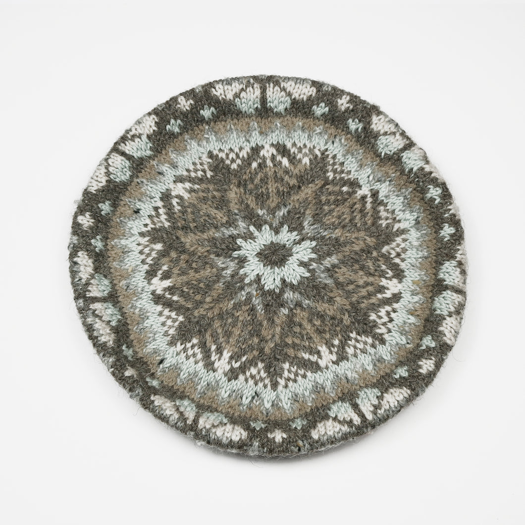 Handknit Wool Beret