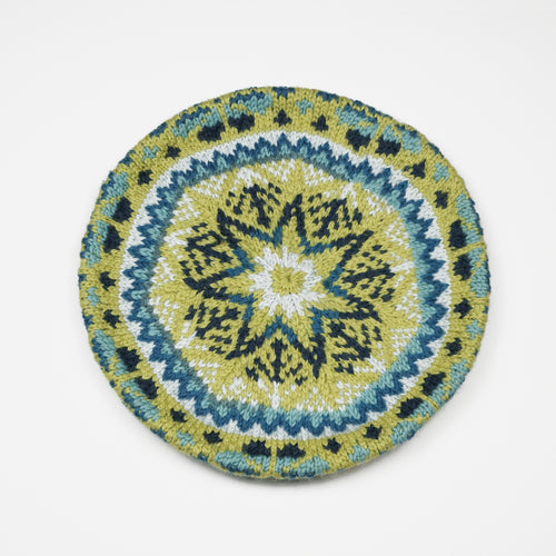 Handknit Wool Beret