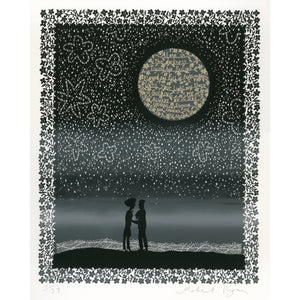 Your Light (Gold Moon) Print