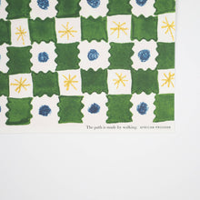 Load image into Gallery viewer, Green Chequerboard Gift Wrap