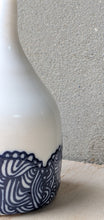 Load image into Gallery viewer, Miniature Blue Bottle - Porcelain