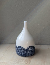 Load image into Gallery viewer, Miniature Blue Bottle - Porcelain