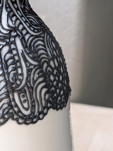 Lacey Bottle Vase - Porcelain