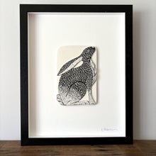 Load image into Gallery viewer, Sgraffito Moon Gazing Hare