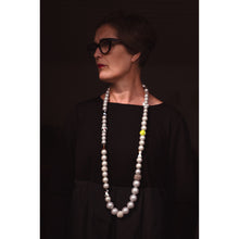 Load image into Gallery viewer, Necklace - Three Furry Balls 3: DOG made by Lucy Anderson commissioned by Elizabeth Bone