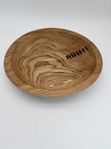 Elm Platter with Stitching