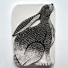 Load image into Gallery viewer, Sgraffito Moon Gazing Hare