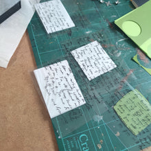 Load image into Gallery viewer, Brooch - Nothing Beats the Written Word made by Lindsey Man commissioned by Carla Edwards
