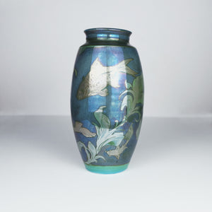 Slim Vase with Fish and Weed