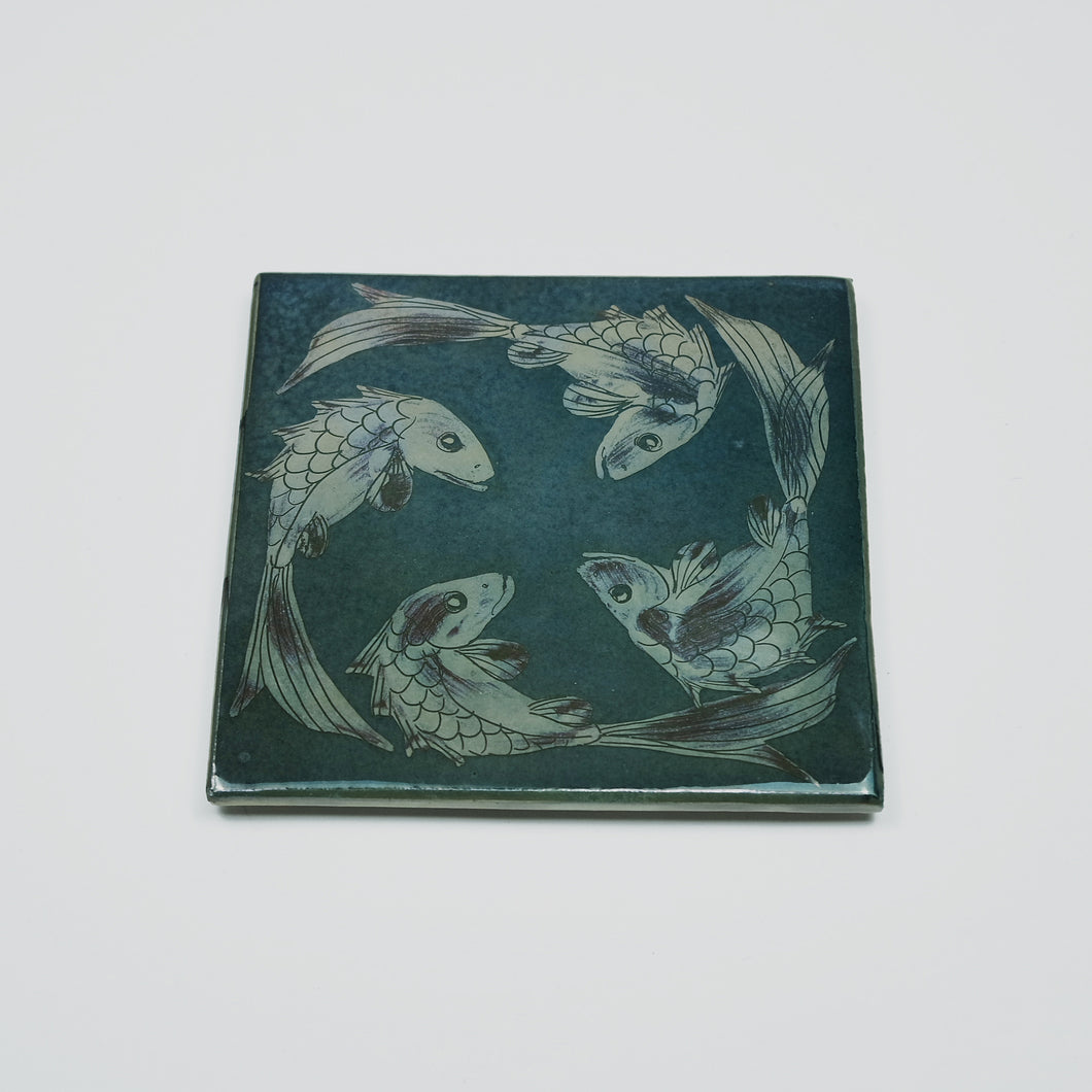 Tile with Four Fish