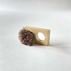 Brush No 81 Rectangular natural ash brush ring