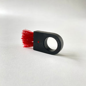Brush No 104 Rounded ebonised ash brush ring