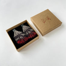 Load image into Gallery viewer, Ruby Tiger Earrings