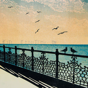 Greeting Card: From the Pier