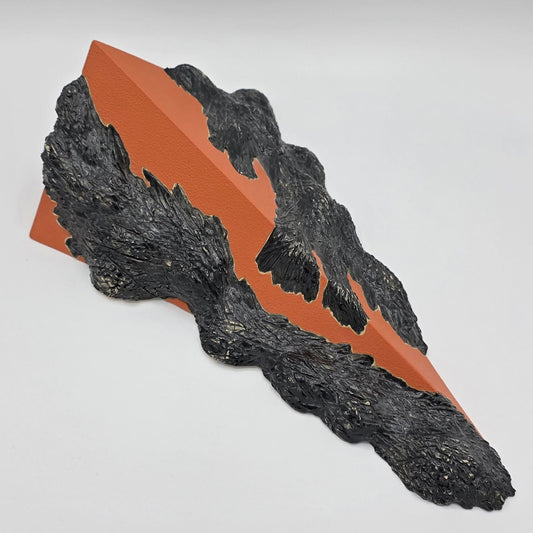 Symbiosis series, tangerine and black