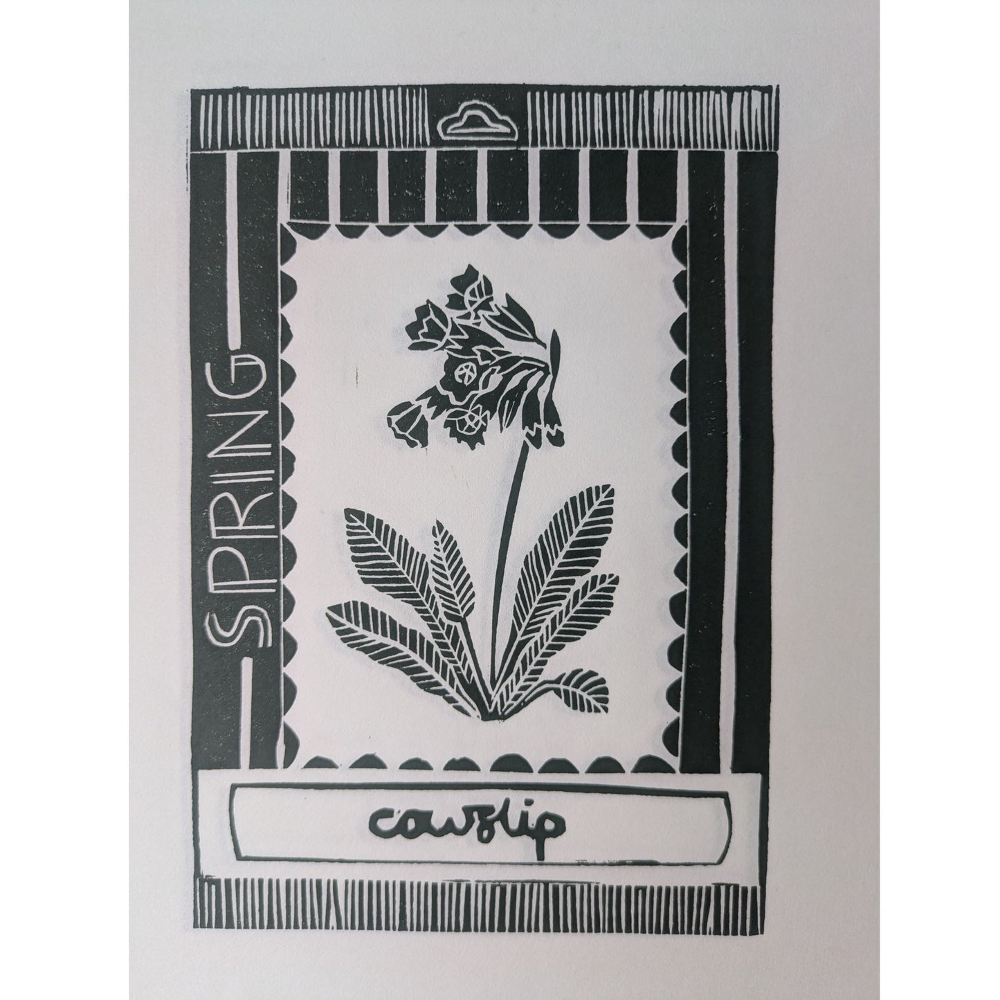 Sow seeds for bees please - Cowslip sage green