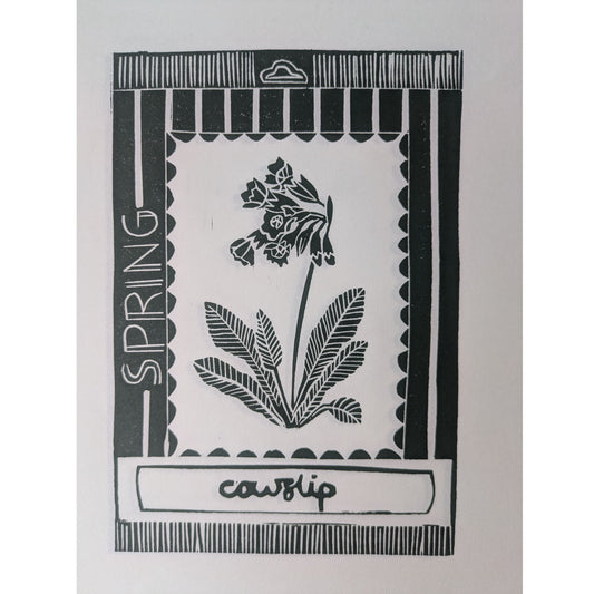 Sow seeds for bees please - Cowslip sage green
