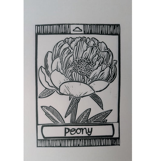 Sow seeds for bees please - Peony sage green