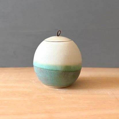 Large Stoneware Lidded Pot