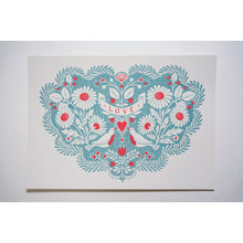 Load image into Gallery viewer, LOVE Heart Risograph Print