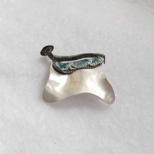 Mudlarked Nail Brooch