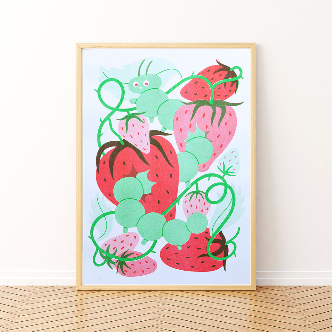 Eat Yer Strawbs Print