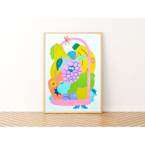 Trojan Fruit Print